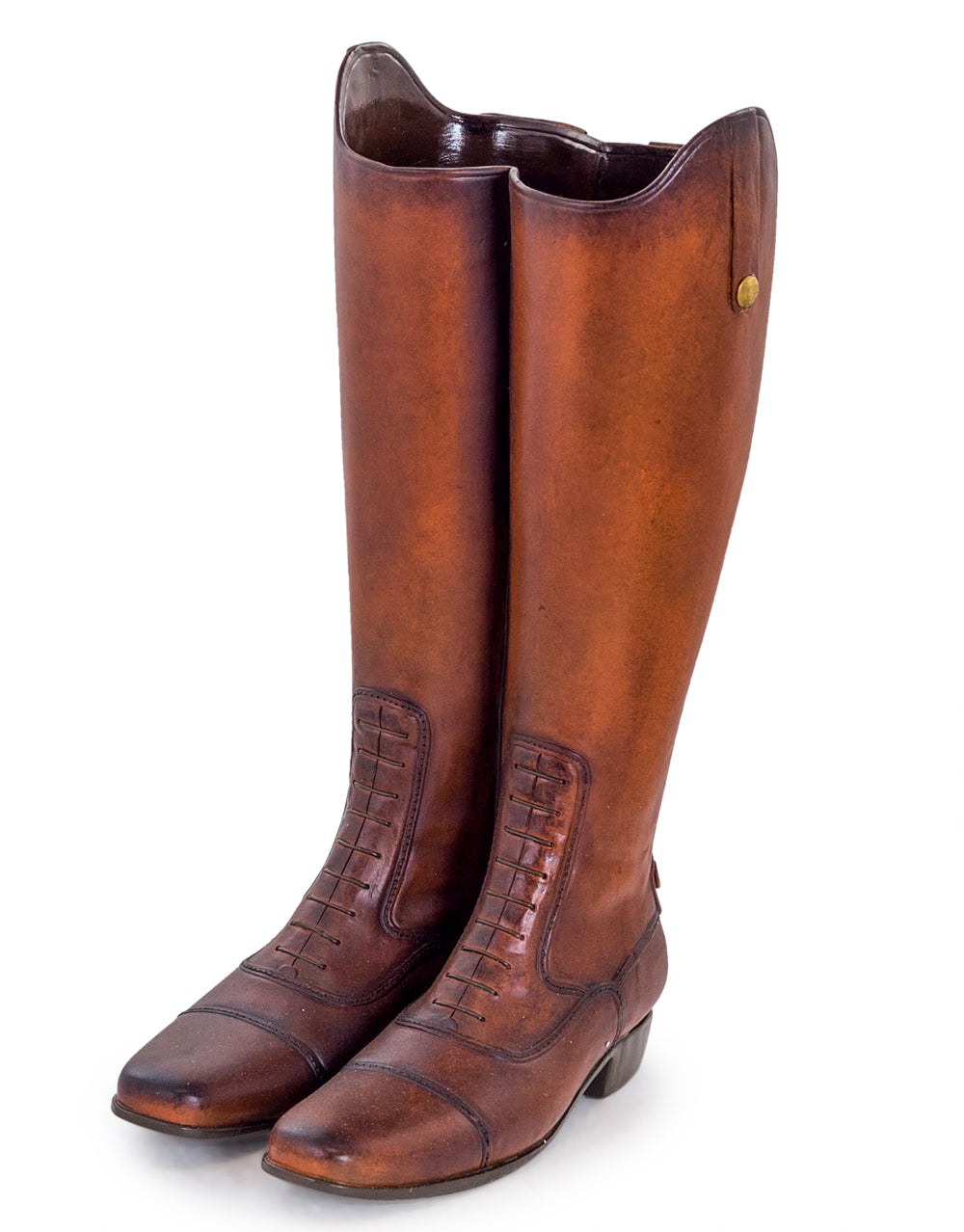 Pair of Leather Boots Umbrella Stand/Vase
