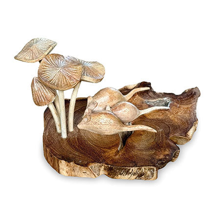 3 BLIND MICE WITH MUSHROOMS 10 CM