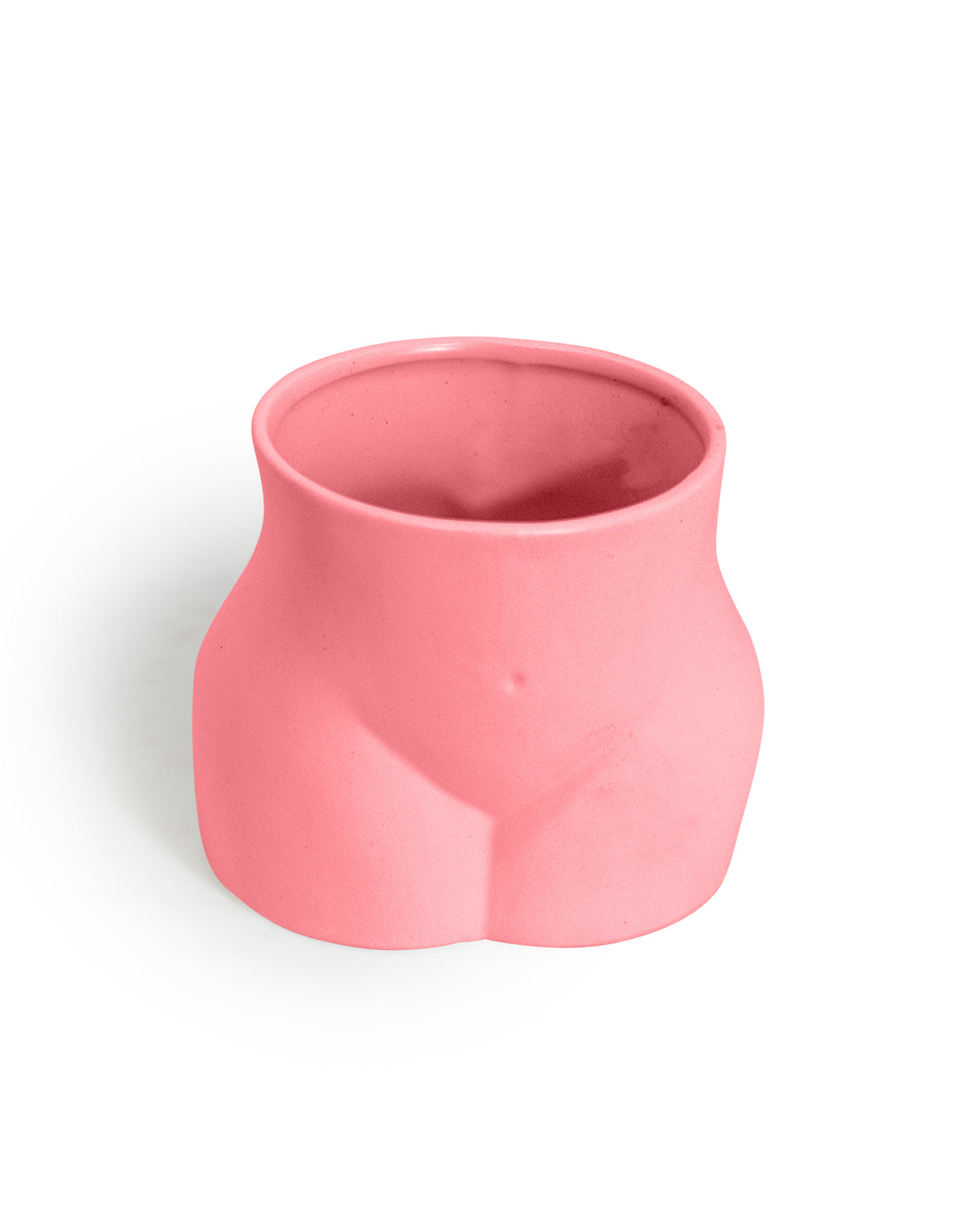 Pink Medium Booty Flower Pot/Storage Jar