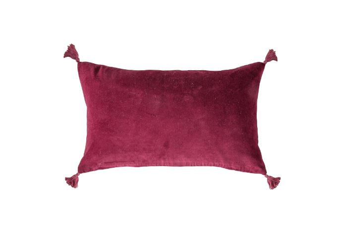 Floral Partridge Tassel Cushion