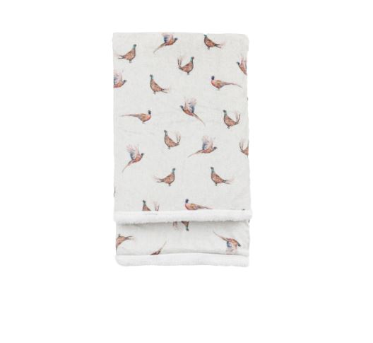 Watercolour Kilburn Sherpa Throw