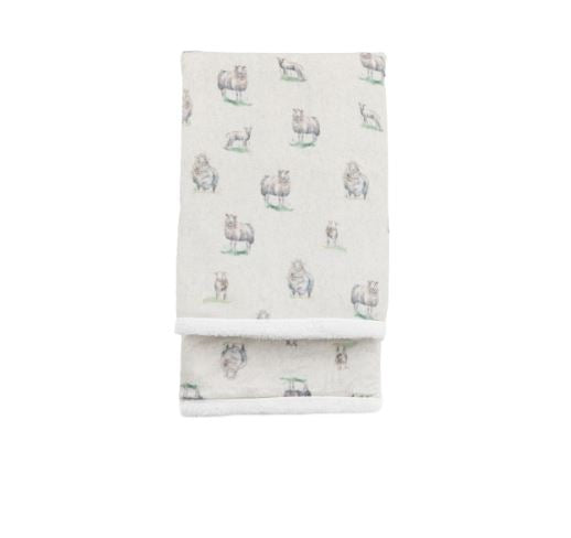 Watercolour Kilburn Sherpa Throw