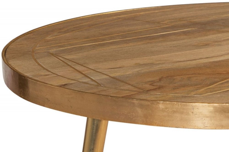 Abstract Round Coffee Table