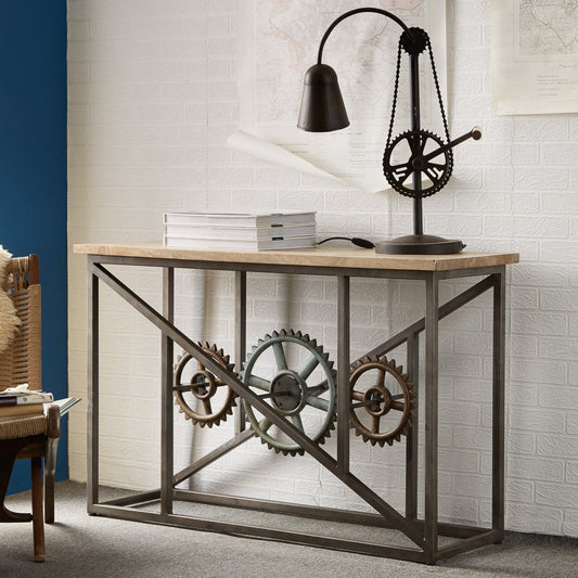 Eastwood Wheel Console Table