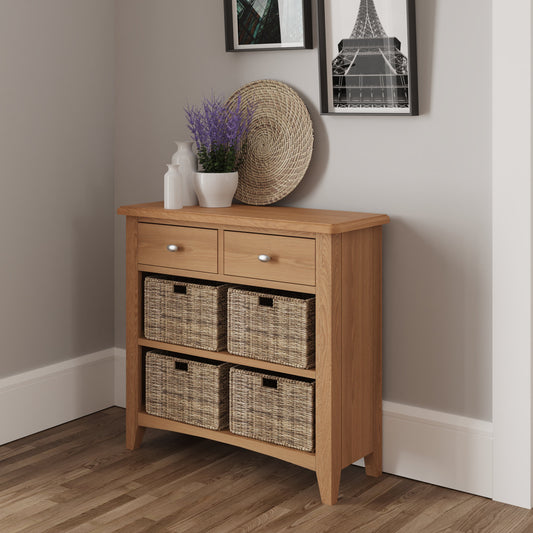 Guildford 2 Drawer 4 Basket Unit