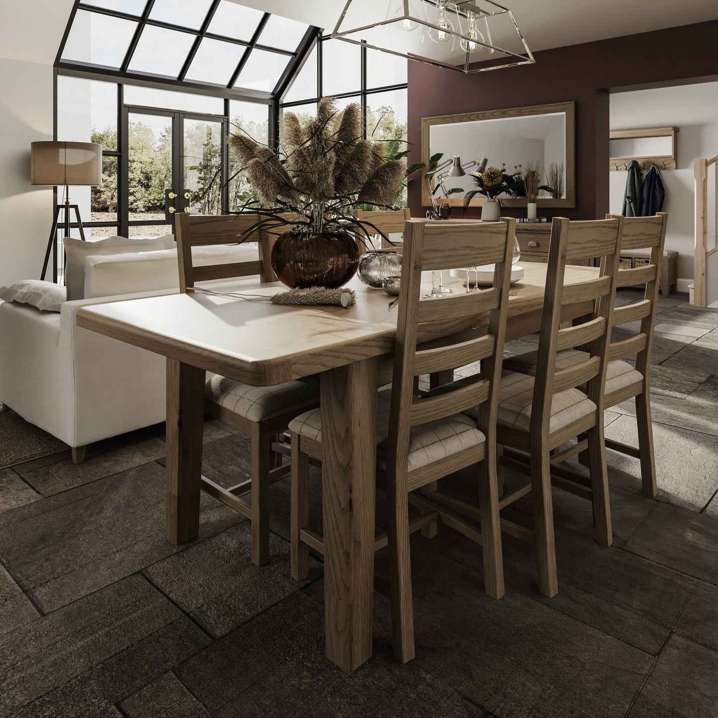 Horner 1.8m Extending Dining Table