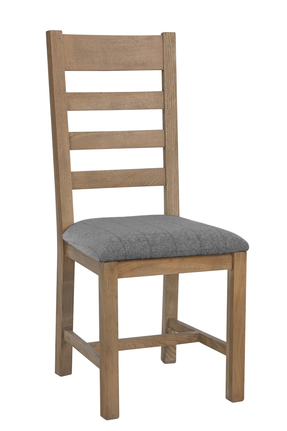 Horner Slat Back Fabric Seat Dining Chair