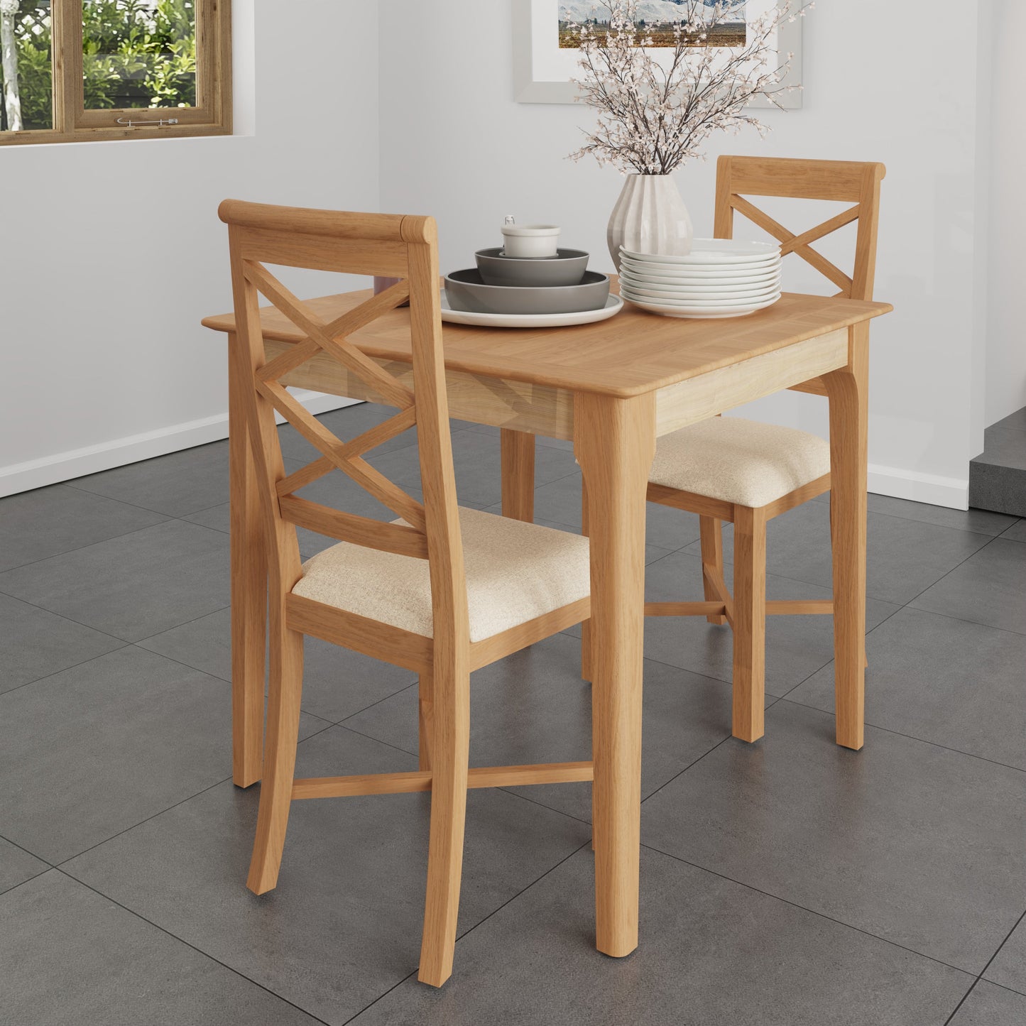 Newton Small Fixed Top Dining Table