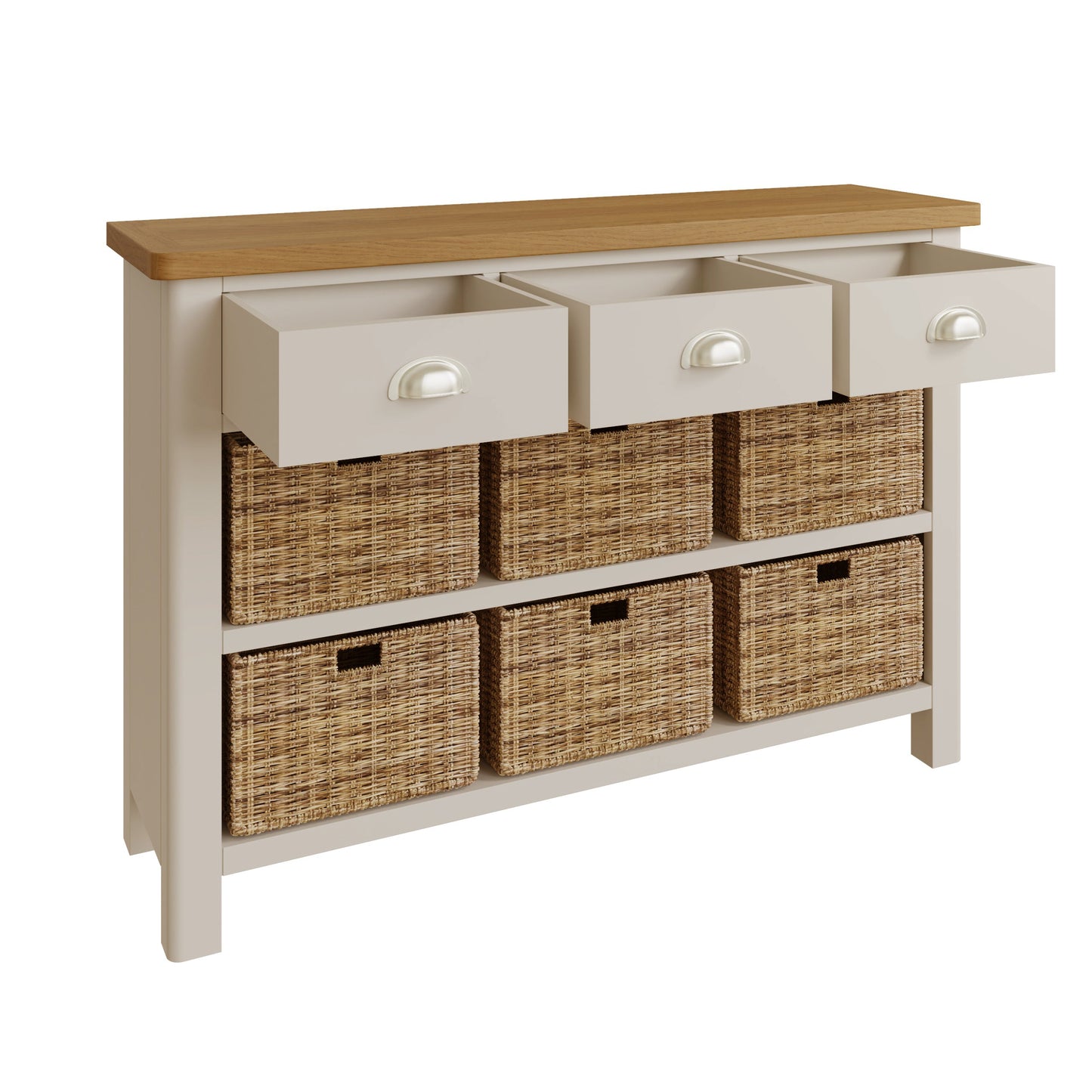 Dover 3 Drawer 6 Basket Unit