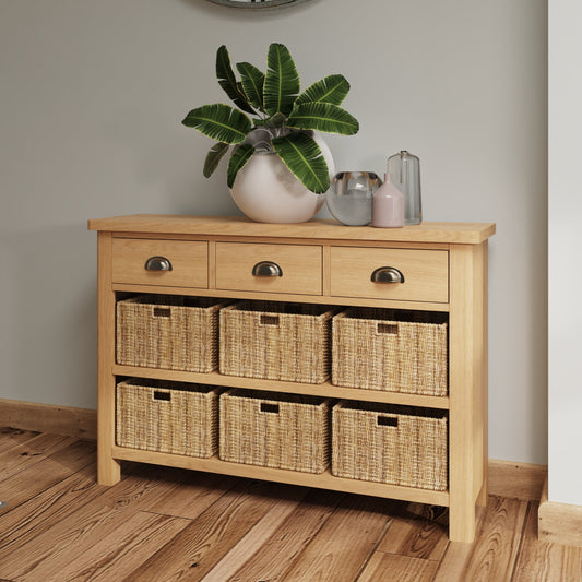 Rutherford 3 Drawer 6 Basket Unit