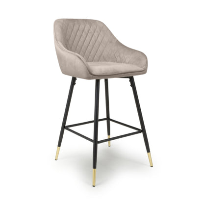 Savanna Brushed Velvet Bar Stools