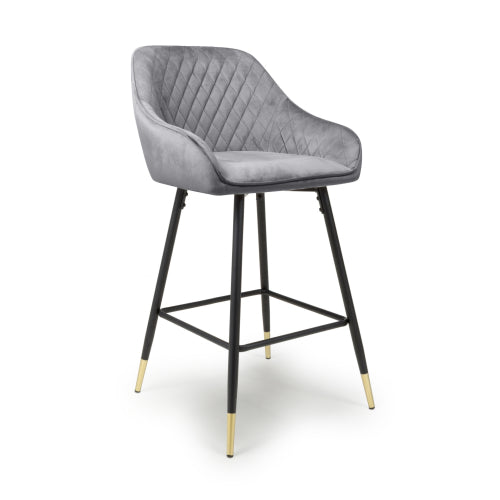 Savanna Brushed Velvet Bar Stools