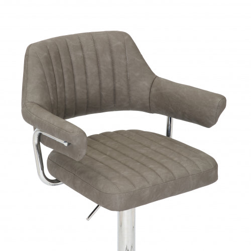 Cortez Leather Effect Bar Stools
