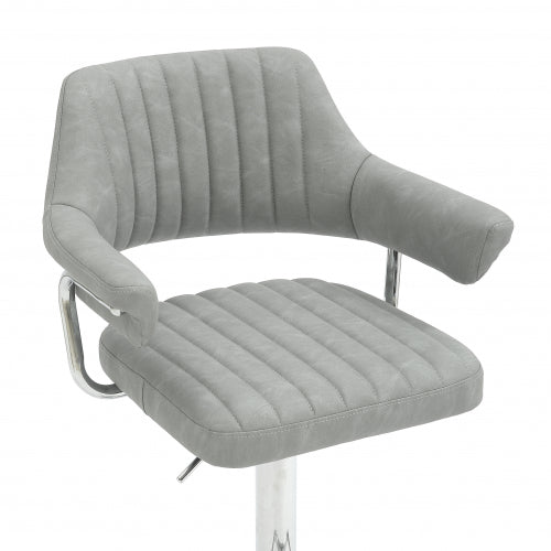 Cortez Leather Effect Bar Stools