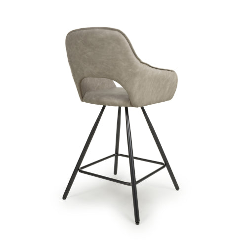 Truro Leather Effect Bar Stools