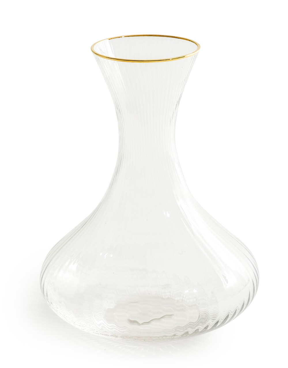 Italia' Wine Decanter with Gold Rim