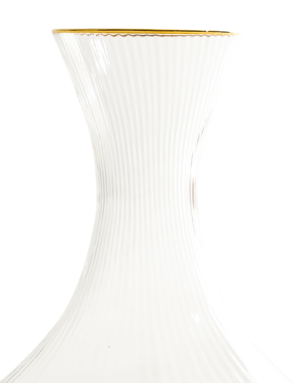 Italia' Wine Decanter with Gold Rim