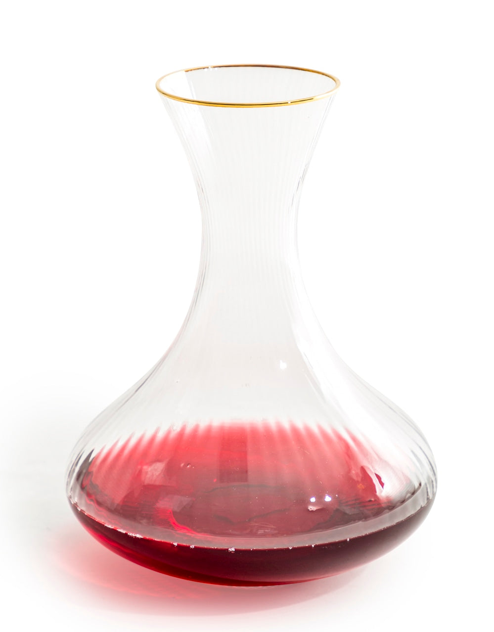 Italia' Wine Decanter with Gold Rim