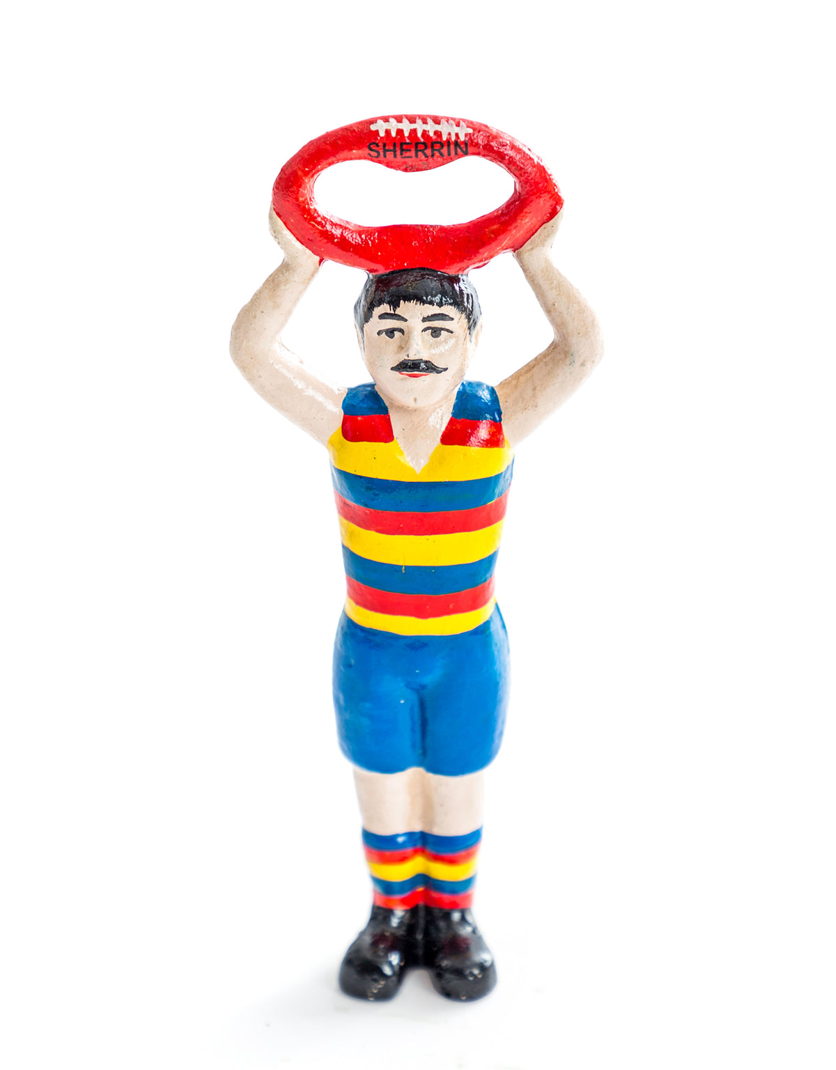 Cast Iron Football Player Bottle Opener