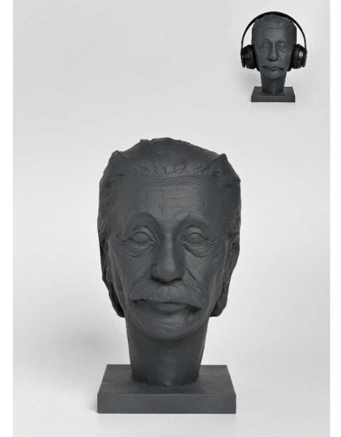Albert Einstein Head Ornament / Headset Holder