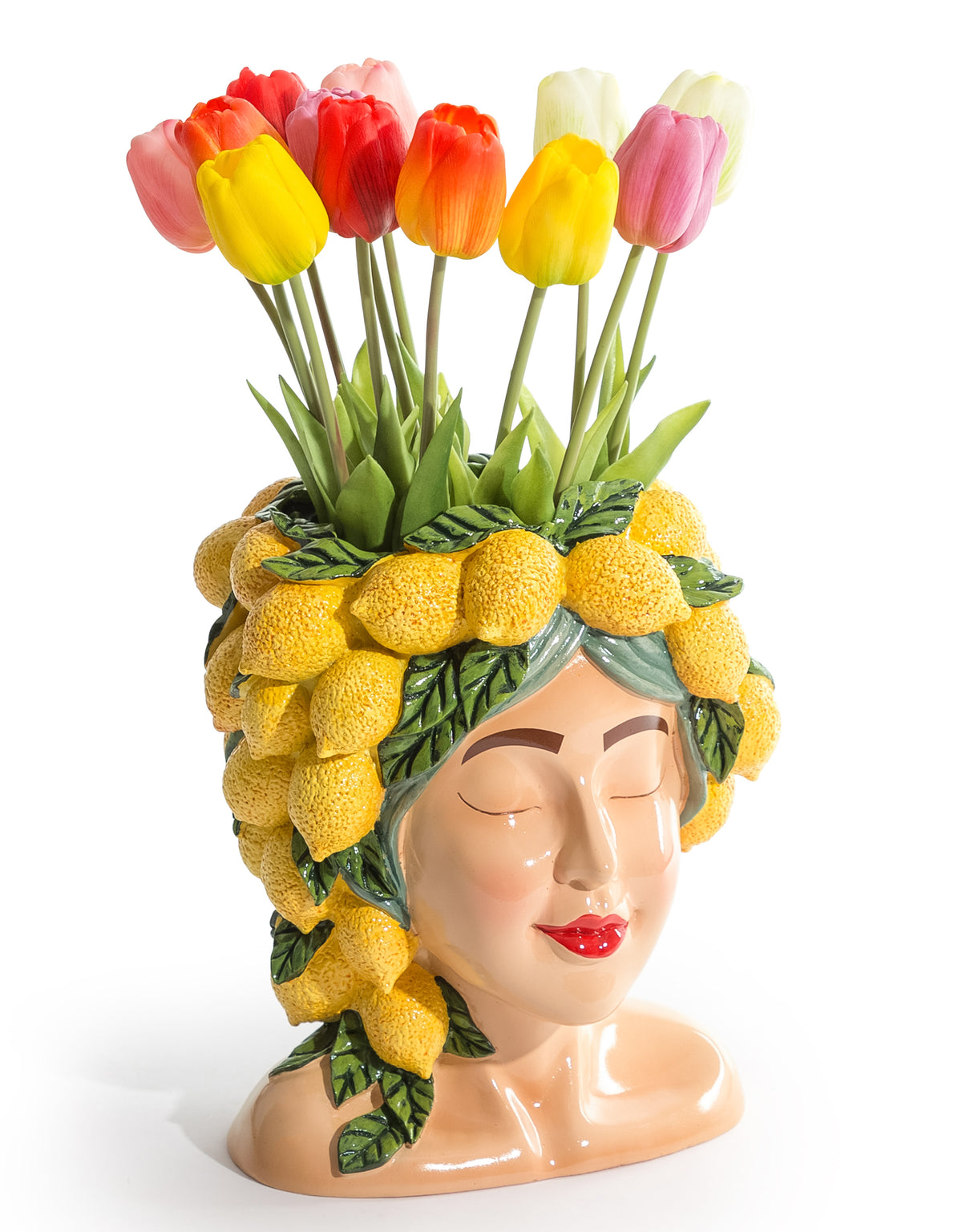 "Lady Lemon" Bust Vase