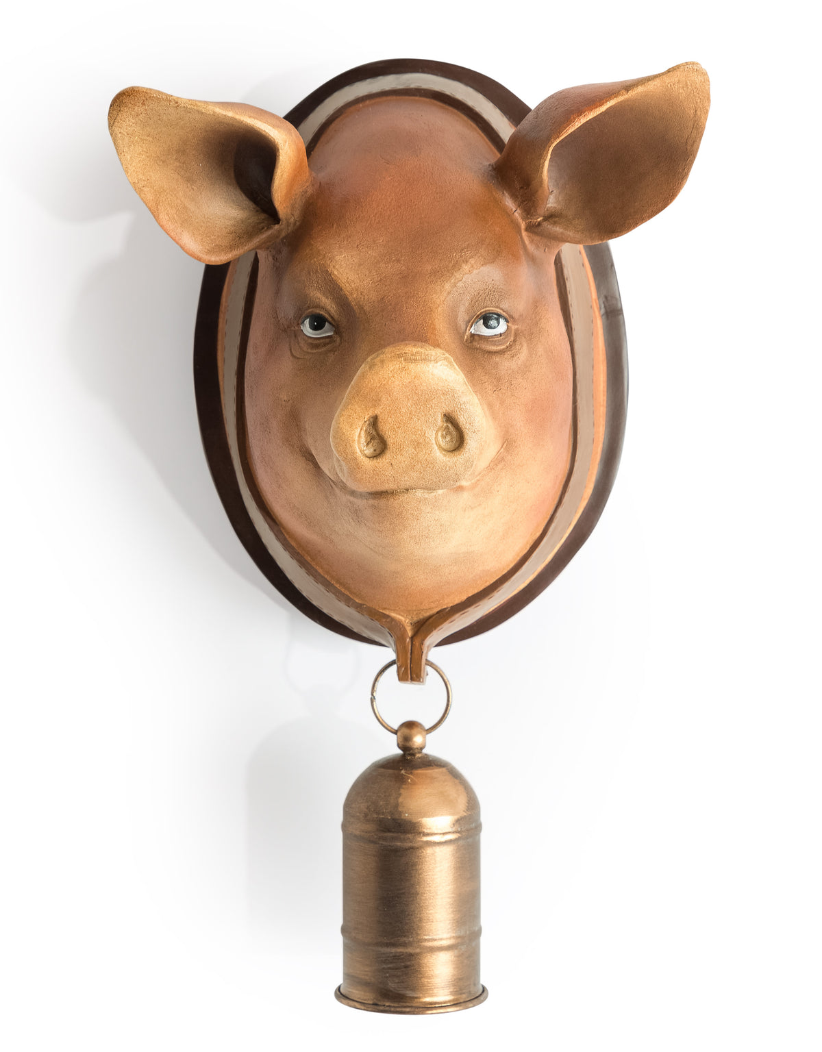 Large Pig with Bell Wall Head
