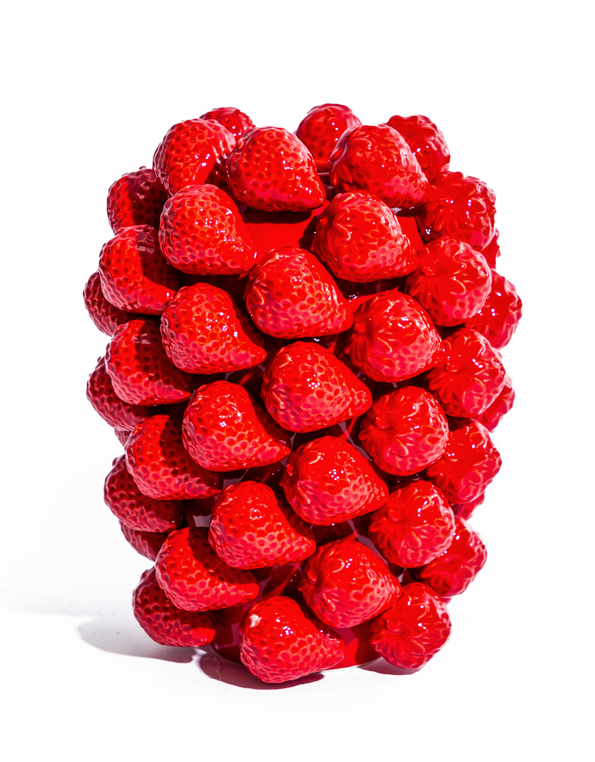Ceramic Extra Large Multi Strawberry Vase
