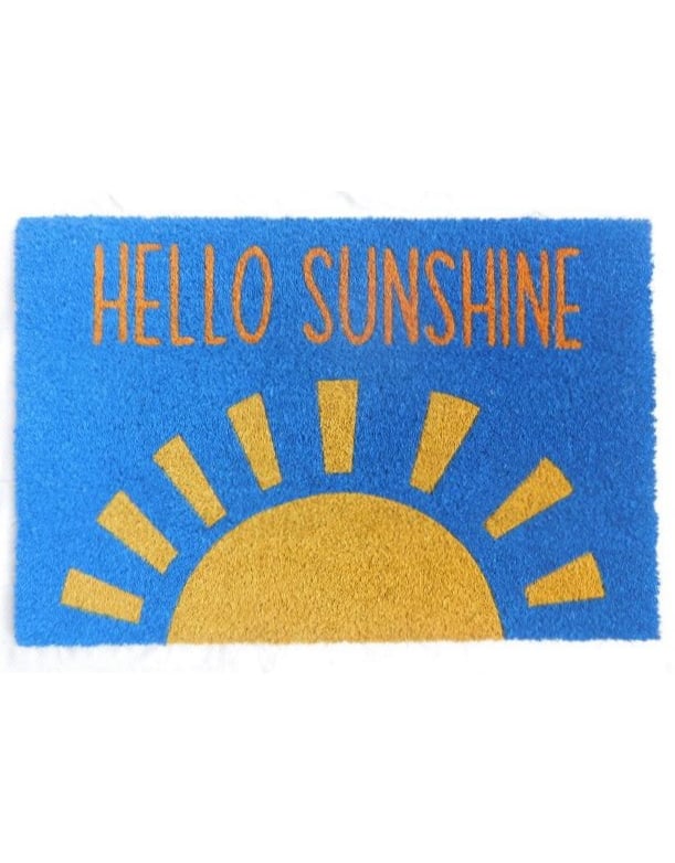 "Hello Sunshine" Colourful Doormat