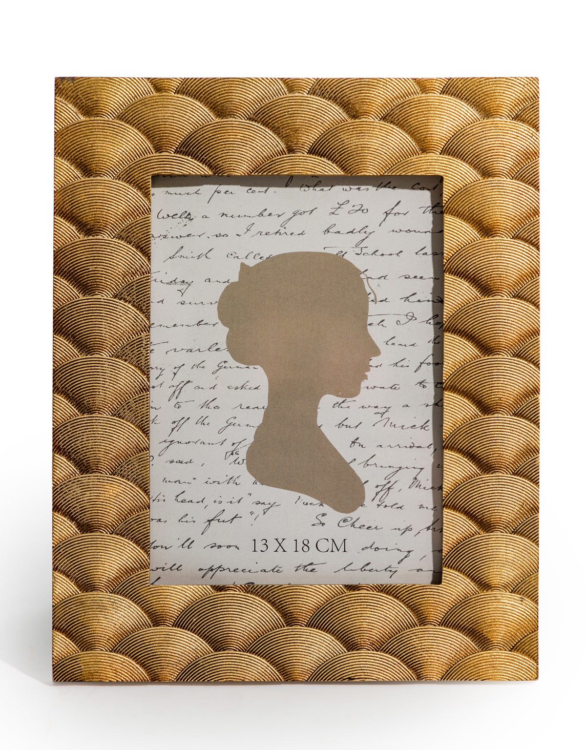 Gold Fan-Effect 5x7" Photo Frame