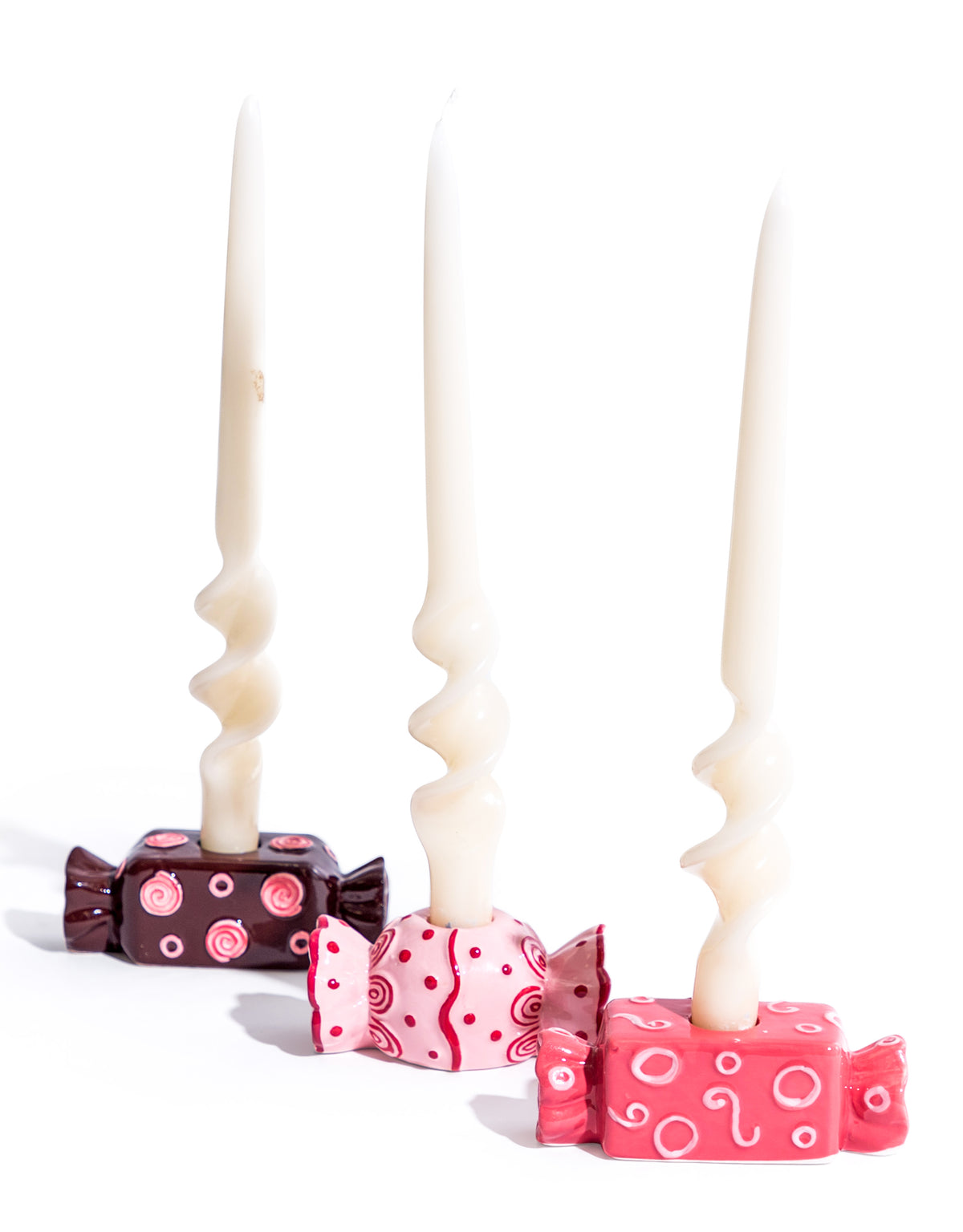 Ceramic Candy Candle Holder