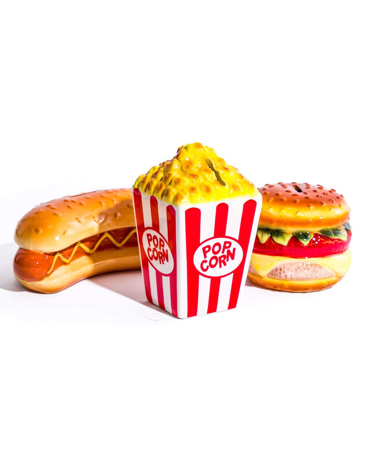 Ceramic Burger Money Bank