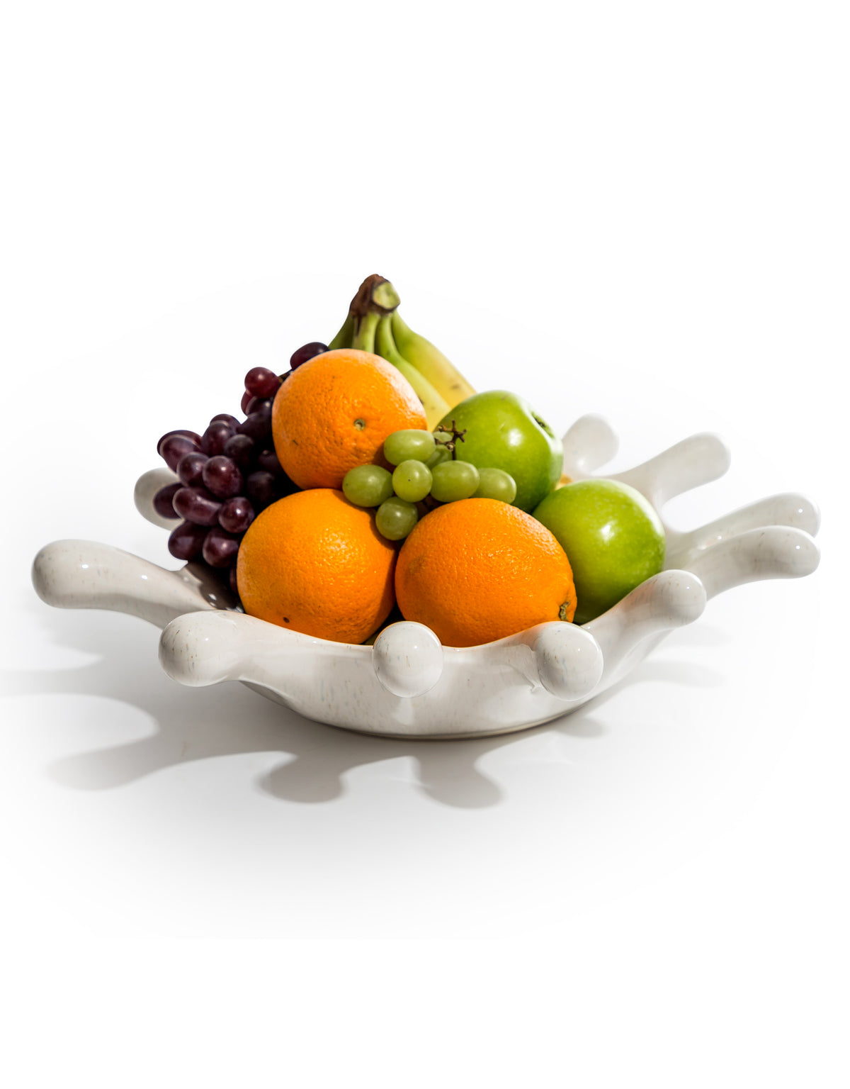 Large White Ceramic Splash Bowl