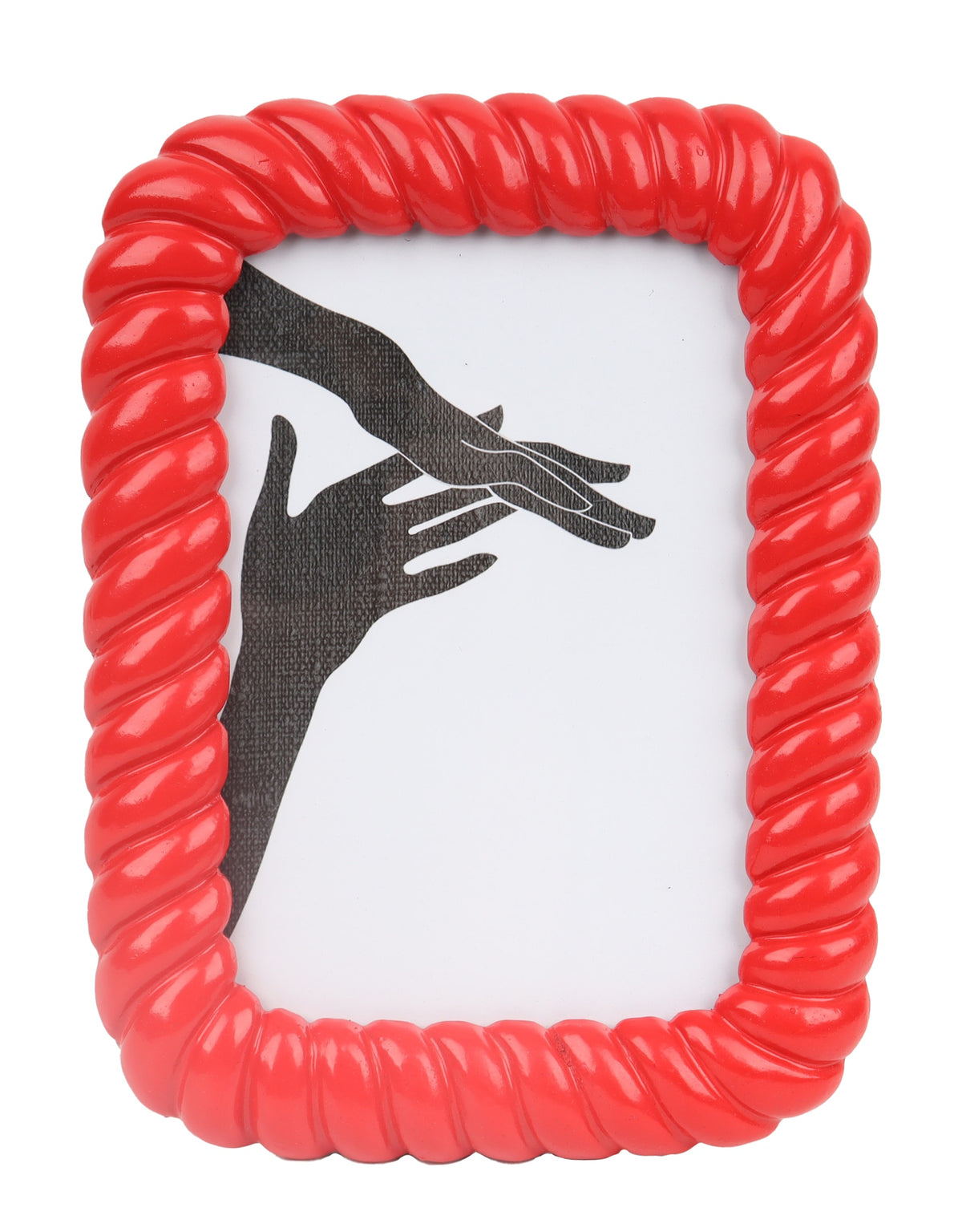 Red Twist-Layered 4x6" Photo Frame