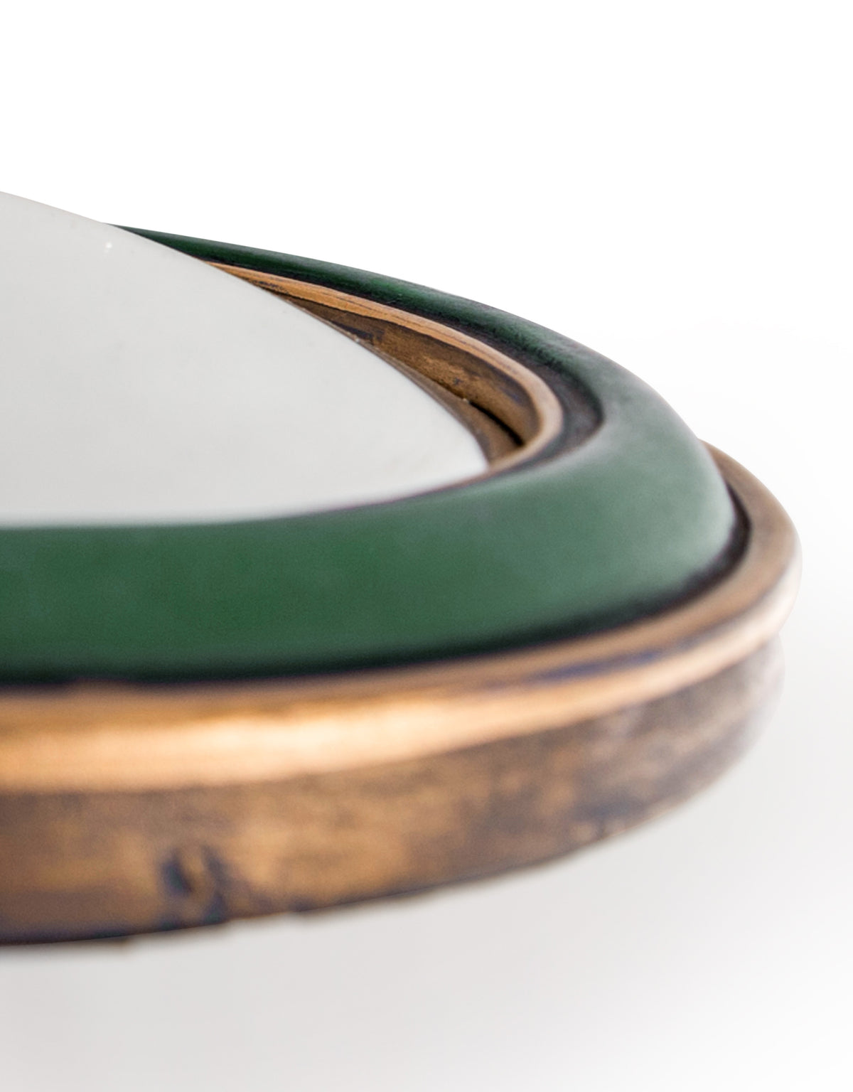 Set of 36 Blue/Red/Green With Gold Inner Frame Convex Mirrors