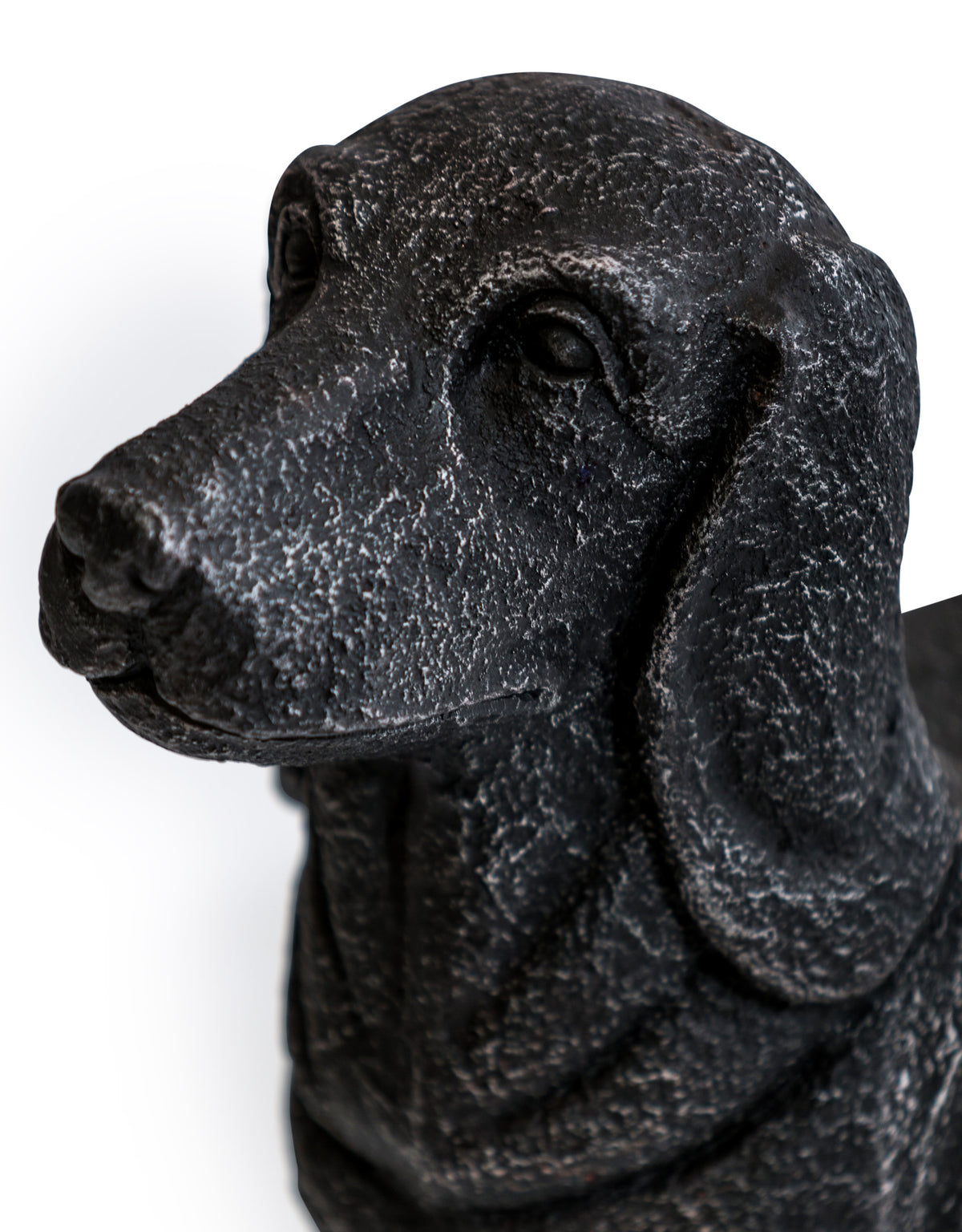 Medium Black Dog Bench