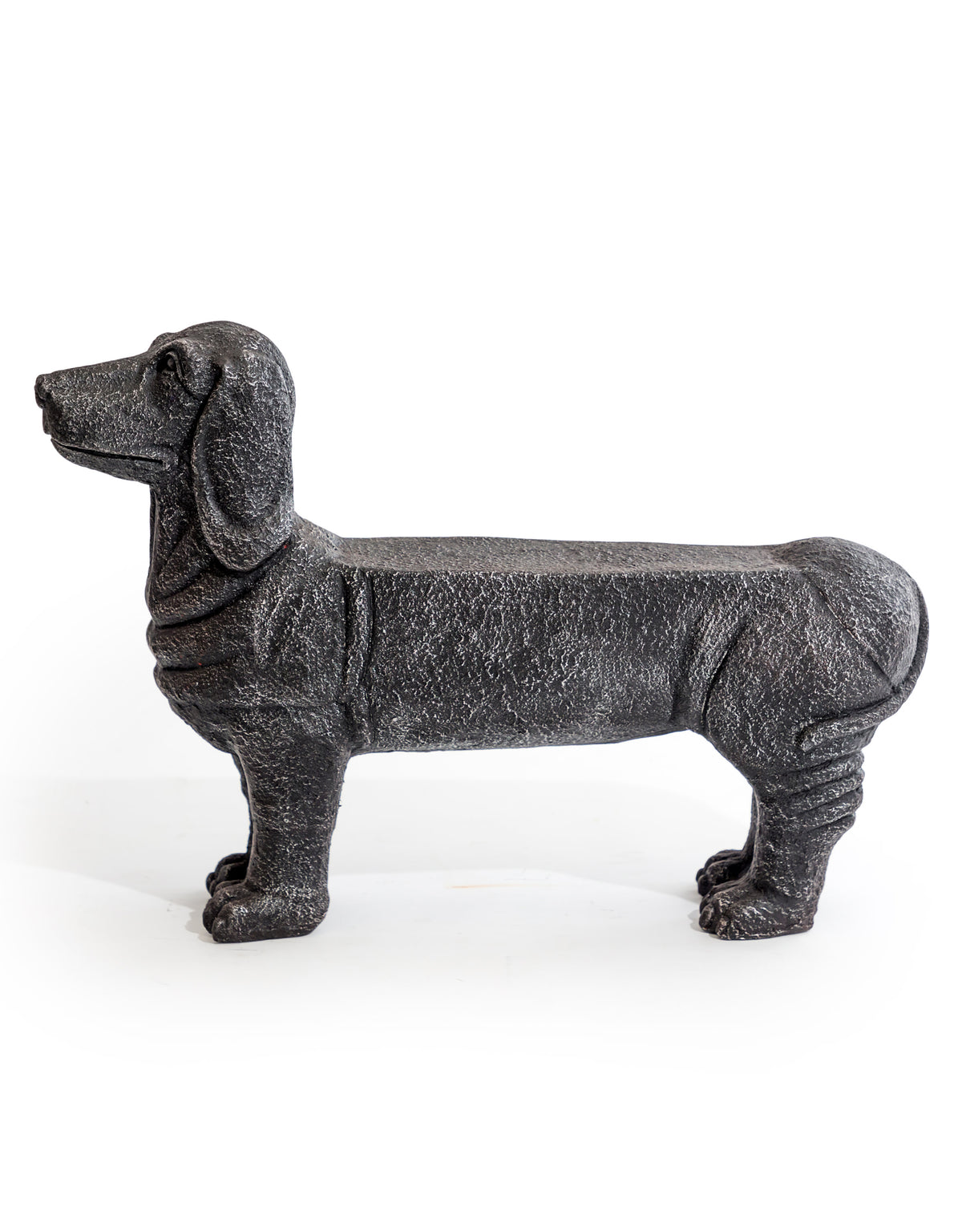 Medium Black Dog Bench