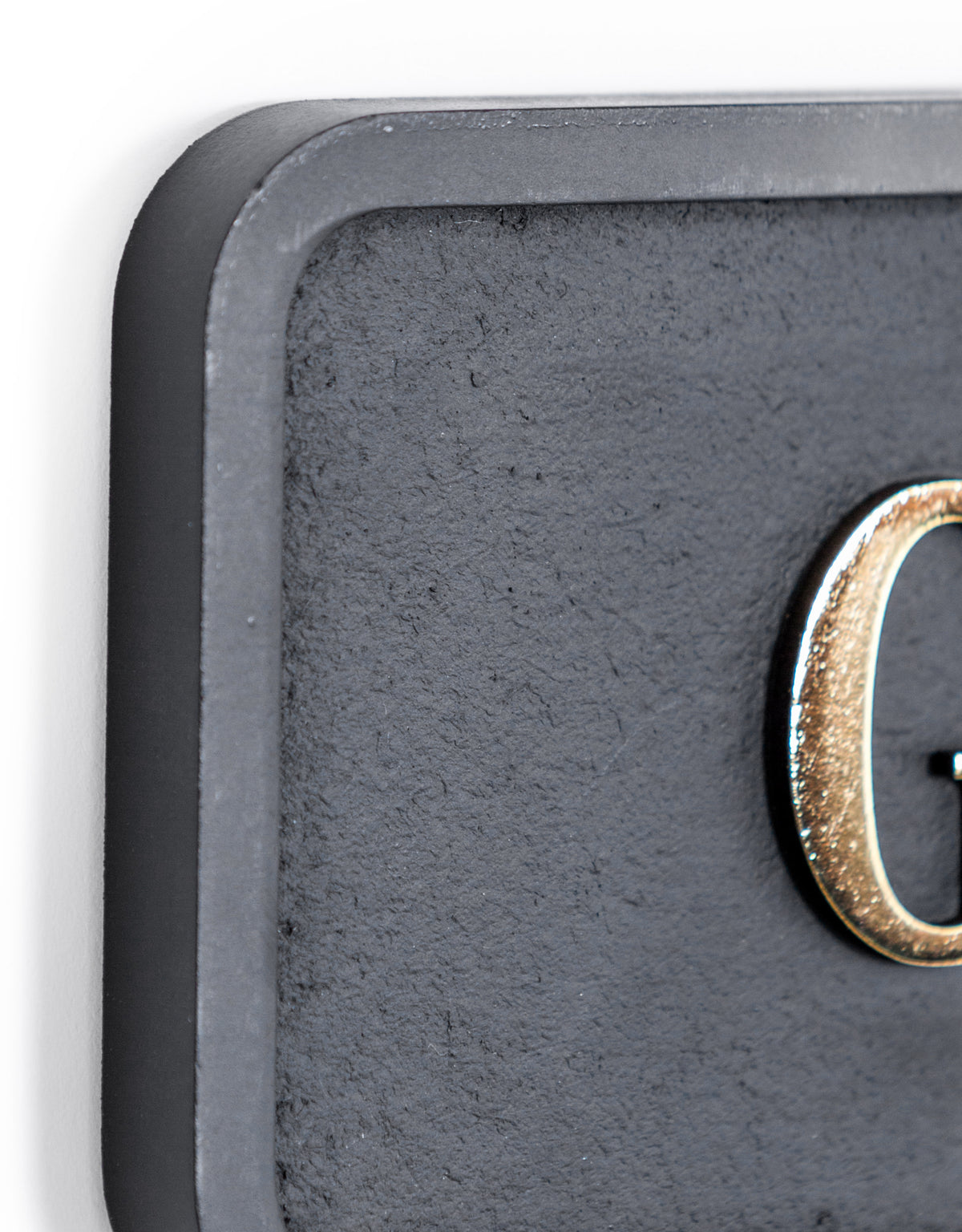 Black & Gold "Get A Grip" Wall Sign
