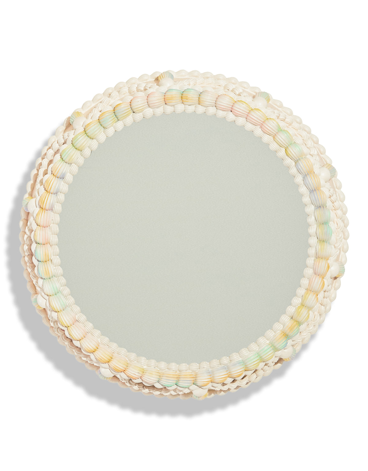 Decorative Piped Iced Cake Wall Mirror / Cake Stand