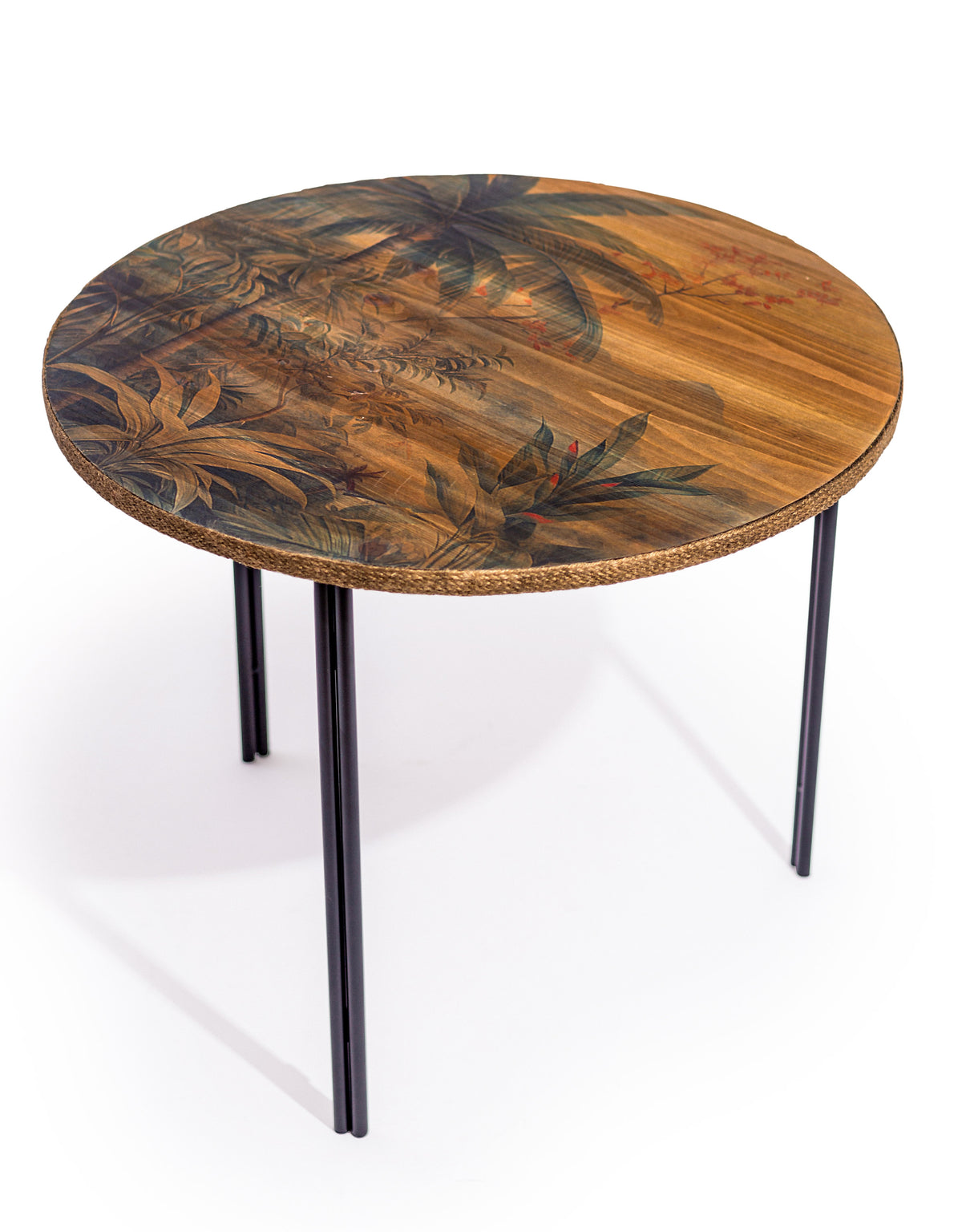 Tropical Landscape Round Coffee Table 60cm