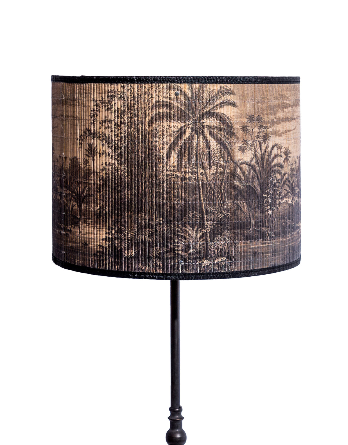 Tropical Scene Bamboo Shade 40cm