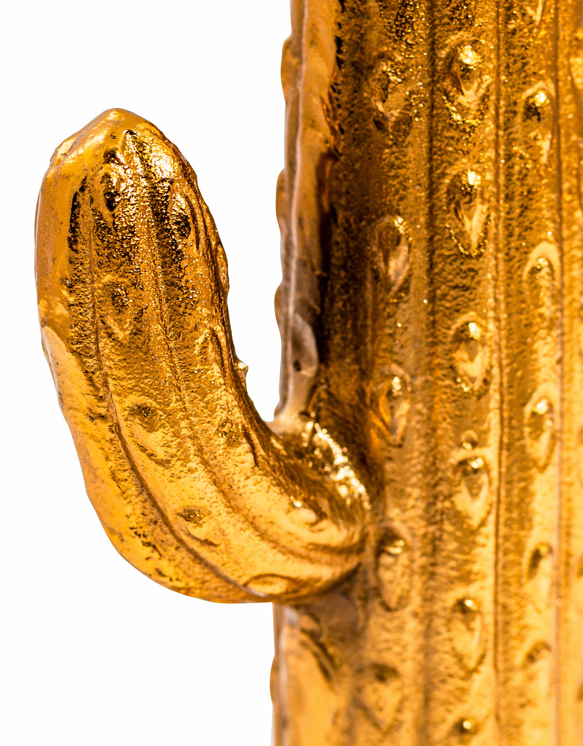 Aluminium Gold Cactus Stem Vase
