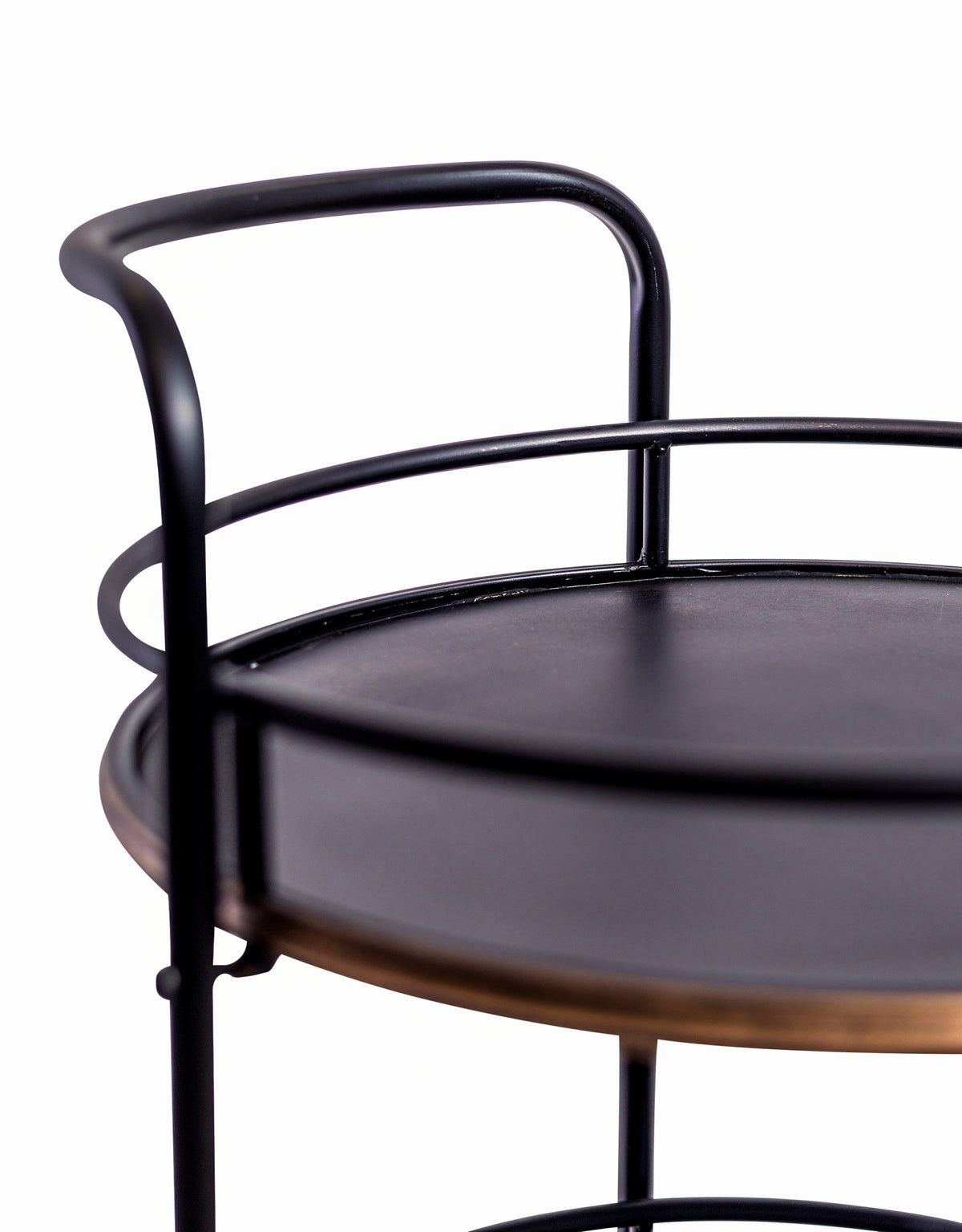 Antiqued Metal Drinks Trolley