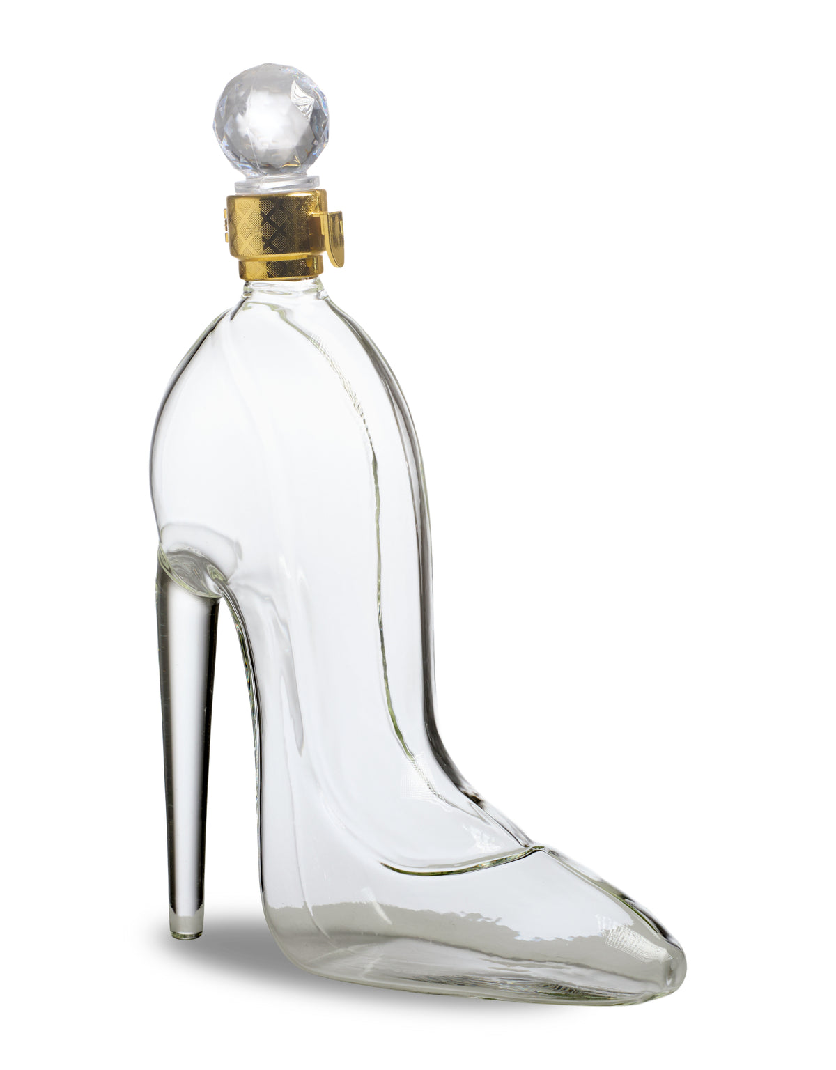 Clear Glass High-Heel Shoe Decanter 750ml