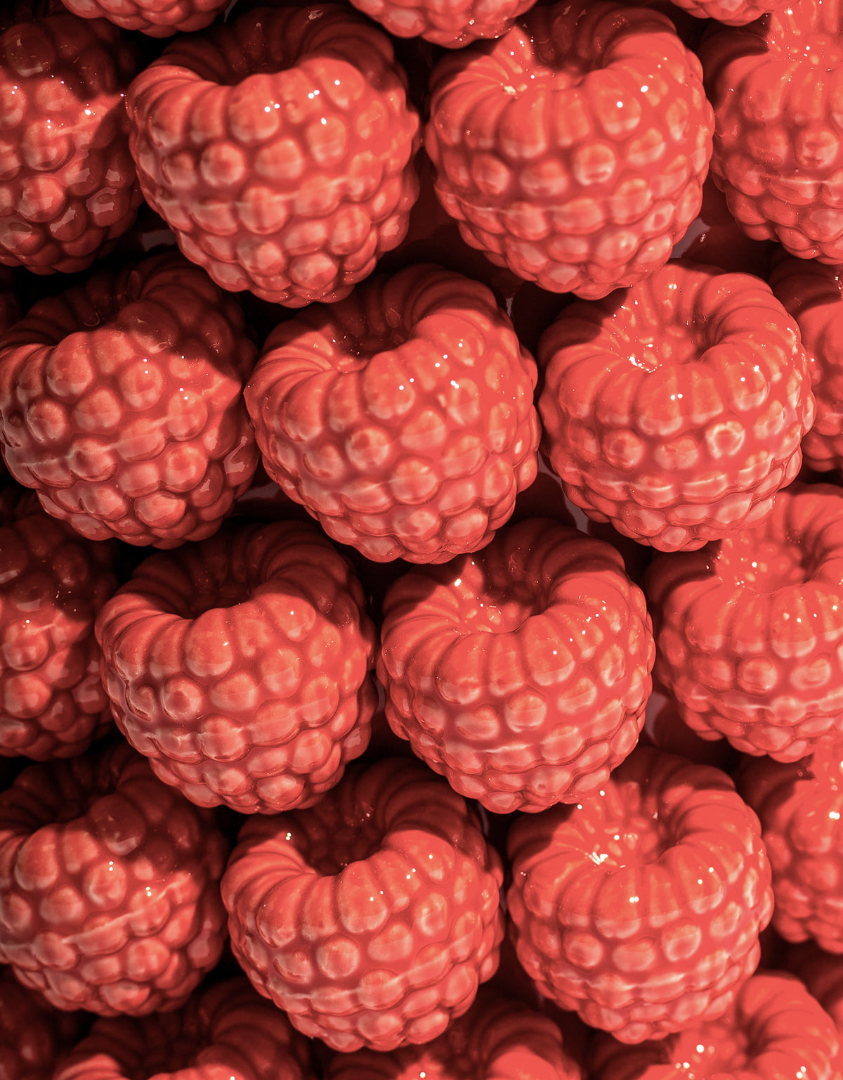 Ceramic Large Multi Raspberry Vase