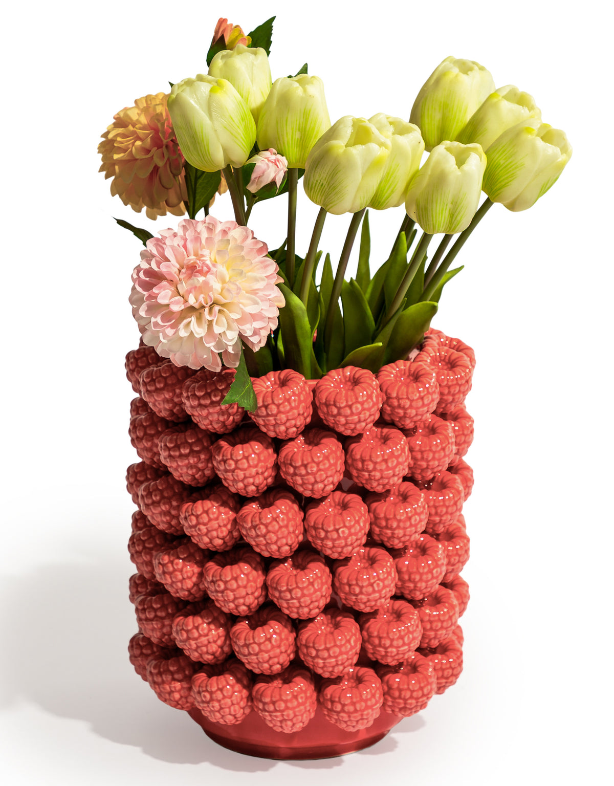 Ceramic Large Multi Raspberry Vase