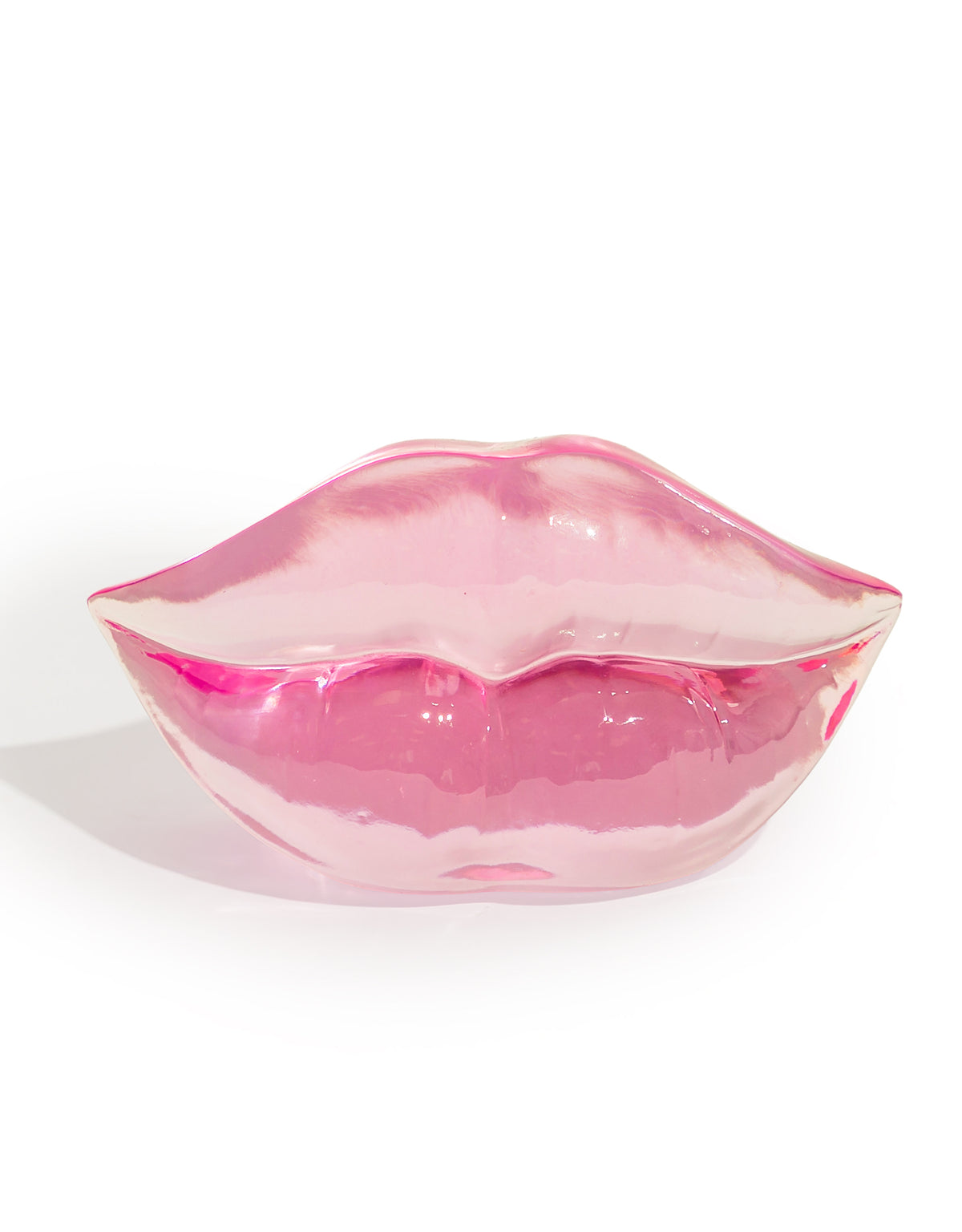 Translucent Pink Lips Ornament / Paperweight