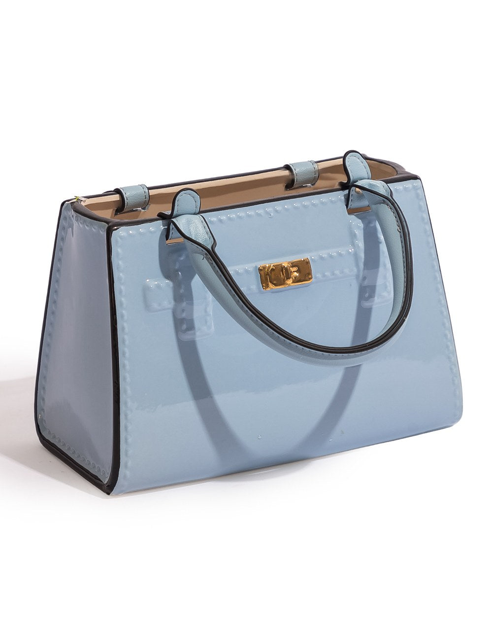 Light Blue Ceramic Handbag Vase