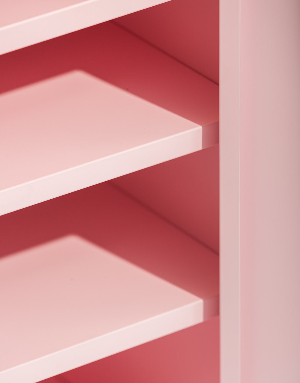 Tall Steel Metal Locker in Baby Pink