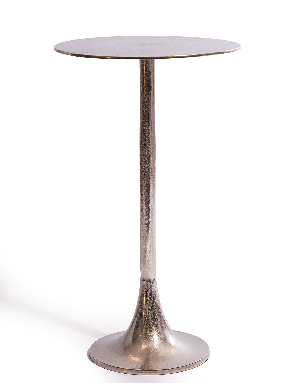 Aluminium Raw Nickel Side Table