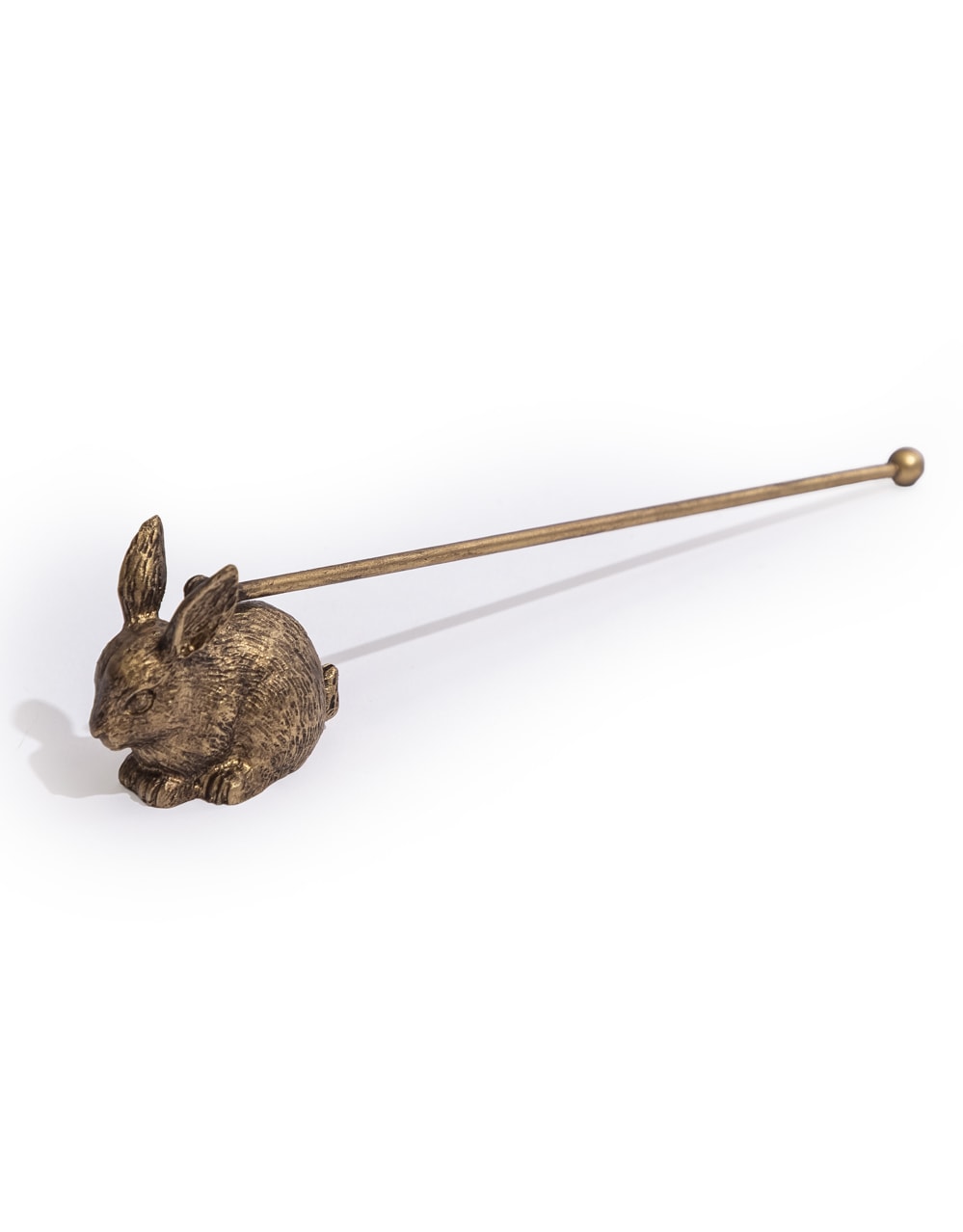 Antique Gold Rabbit Candle Snuffer